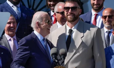 Shocking threats against President Joe Biden and NFL Star Travis Kelce lead to bizarre arrest at fundraiser