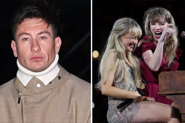 Sabrina Carpenter declares she's 'in love for the first time' in rare comment about romance with Barry Keoghan and reveals 'idol' Taylor Swift's relationship advice