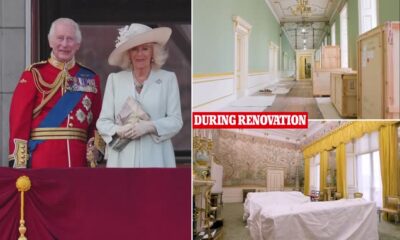 EXCLUSIVE: Inside Buckingham Palace's £369million renovation: How 190miles of electrical cables and 40,000 floorboards in the East Wing were replaced in six-year refurbishment