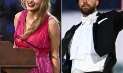 EXCLUSIVE: Taylor Swift Reportedly Wore a Diamond Tribute to Travis Kelce During Her Latest Eras Tour Performance and got fans talking on social media....Story below