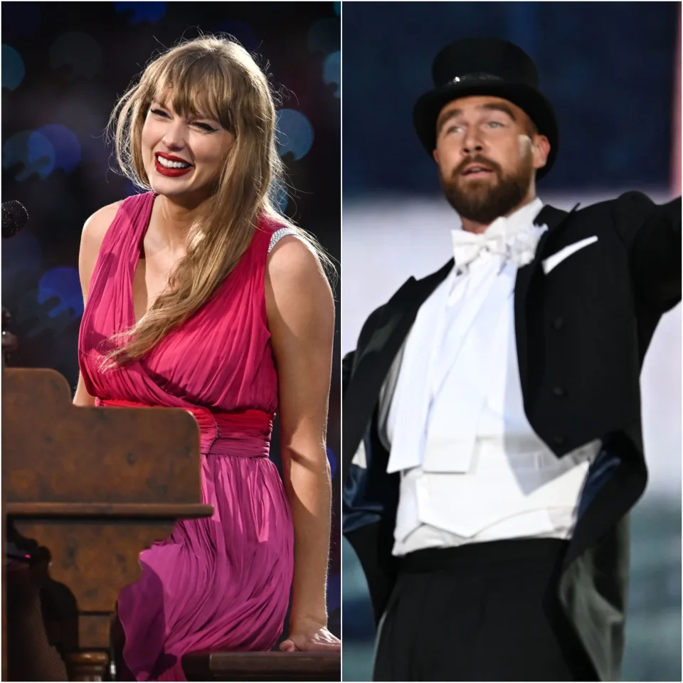 EXCLUSIVE: Taylor Swift Reportedly Wore a Diamond Tribute to Travis Kelce During Her Latest Eras Tour Performance and got fans talking on social media....Story below