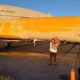 Climate activists covered private jets in orange paint in a Taylor Swift-inspired stunt, but didn't get her plane and were arrested after appearing to target Taylor Swift's jet.