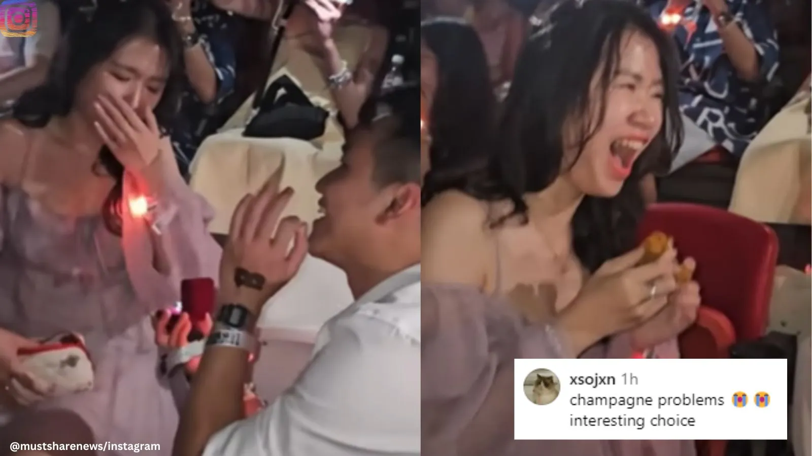 Blissful moment two Taylor Swift fans get engaged at UK concert as their idol shares the happy news with the rest of the crowd