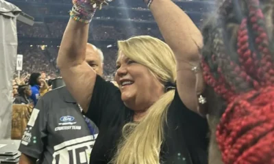 WATCH: Mama Swift was brought to tears by the sold-out cheering crowd in London. After over a decade of record-breaking success, she’s still in awe of her daughter’s impact.