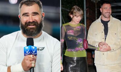 EXCLUSIVE: Jason Kelce addresses the intense public in London, focus centered on his family amid his brother's high-profile romance with Taylor Swift