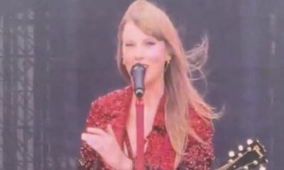 Taylor Swift reveals she feels 'amazing and powerful' as she storms the stage in Liverpool after battling days of chilly weather on UK tour leg