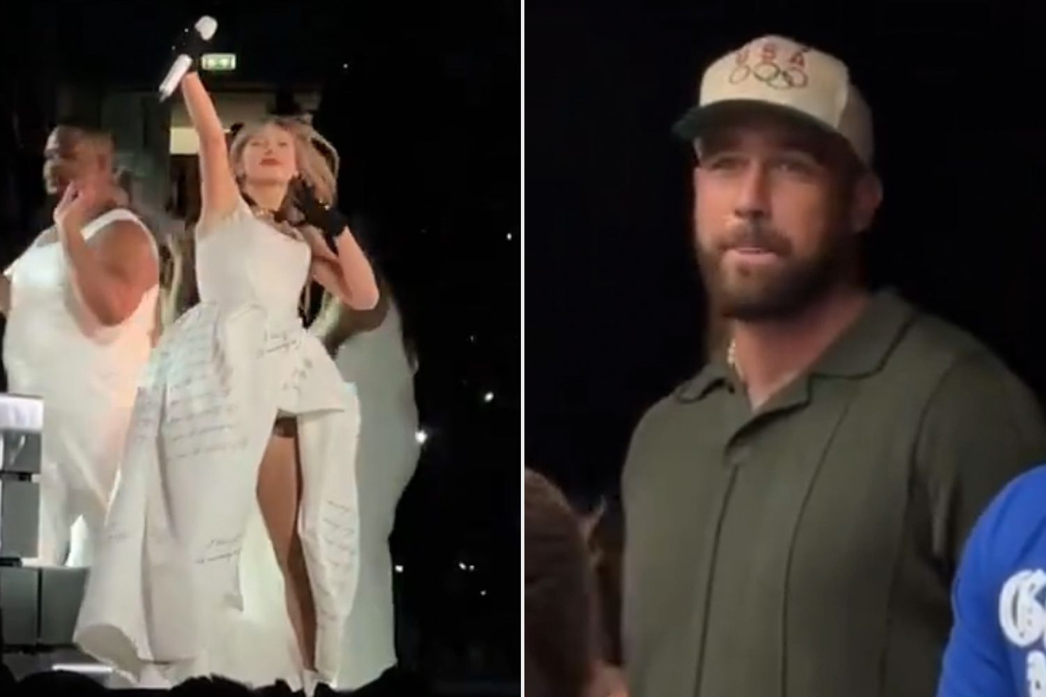 EXCLUSIVE: Travis Kelce Hangs with Scott and Andrea Swift as He Attends Girlfriend Taylor Swift's Eras Show in London as their engagement draws near