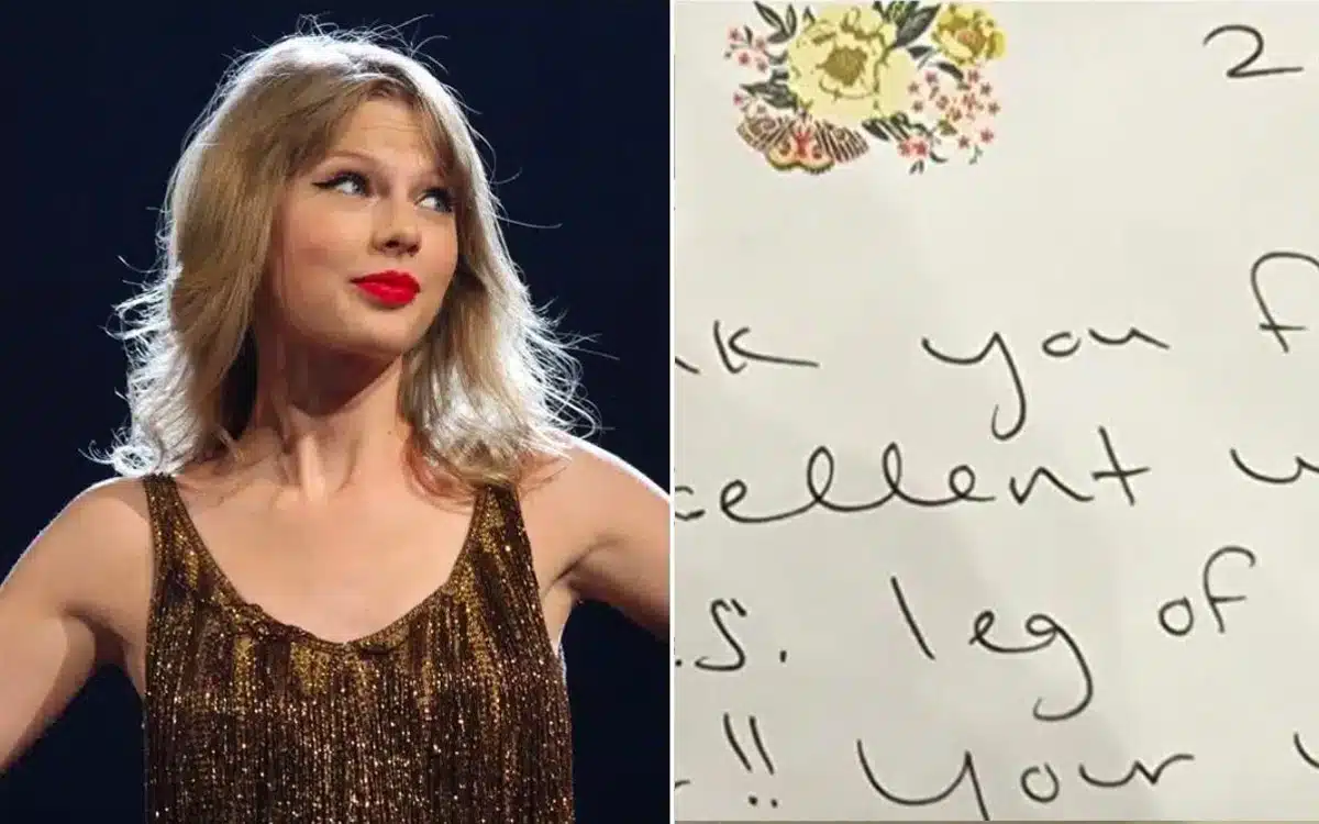 'My biggest secret is who Love Story is about... I'll never tell!' Handwritten notes written by teenage Taylor Swift sell for £14,200 at auction