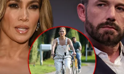 WATCH: Jennifer Lopez goes for a birthday bike ride in the Hamptons with no sign of Ben Affleck...