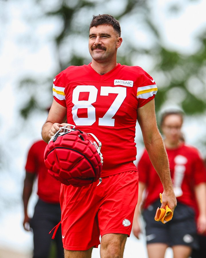 Travis Kelce Is Officially at Training Camp—Here’s When Taylor Swift Is Heading to Kansas City to Join Him