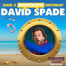 EXCLUSIVE: DISNEY Celebrates David Spade as he marks his Birthday Today....Read comments from Fans around the world