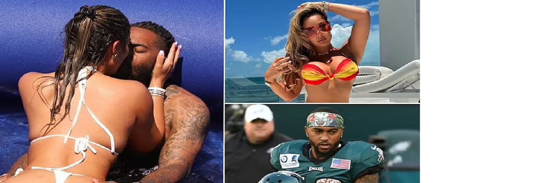 WATCH: Ex-NFL star DeSean Jackson grabs new girlfriend's butt in viral steamy photo from tropical vacation