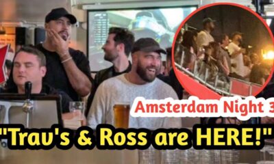 WATCH: Travis Kelce out having a beer with some of his friends before The Eras Tour Amsterdam N3: Some of Taylor Swift and Travis Kelce's adorable moments from the Amsterdam Tour.