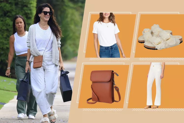 Sandra Bullock Just Carried the Hands-Free Bag Style That Jennifer Aniston and Oprah Wear, Too: Get her look with styles from Amazon, Anthropologie, Nordstrom, and more.....