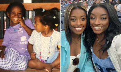 Exclusive:Simone Biles’ Sister Adria Posts Throwback Photo, Says She’ll ‘Forever Look Up to’ 11-Time Olympic Medalist…..See More